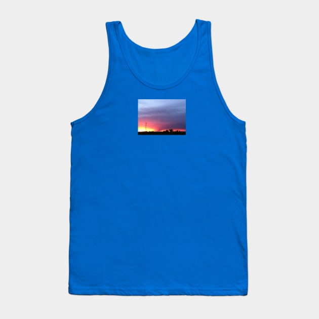 Rainfall sunset Tank Top by littlebird